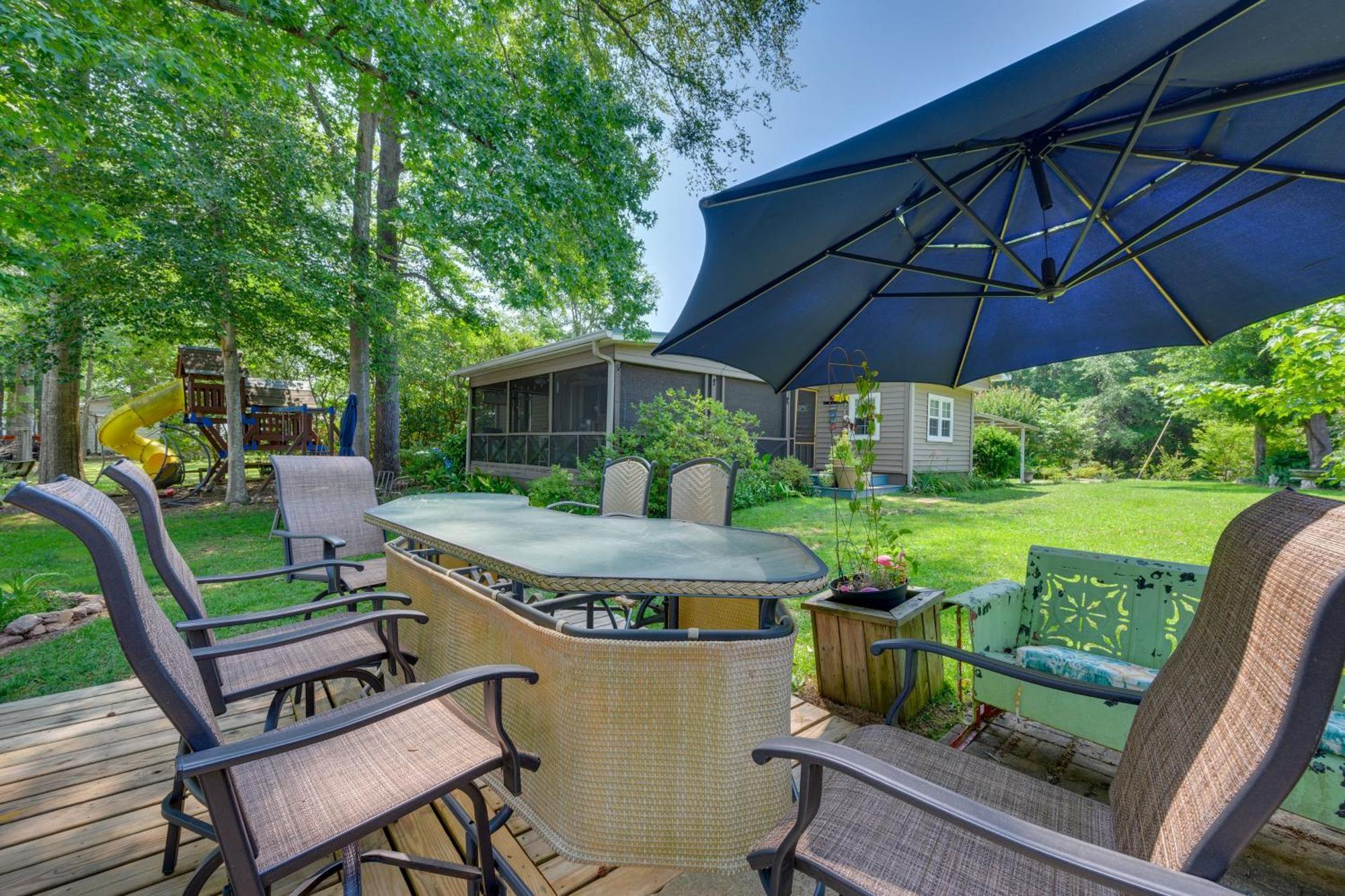 Lake Sinclair Crooked Creek Cottage With Fire Pit! Eatonton Eksteriør bilde