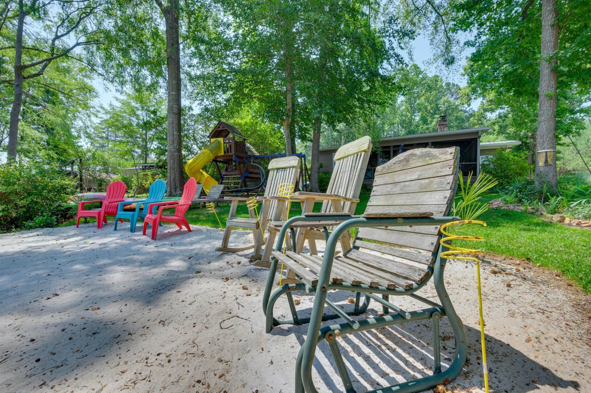 Lake Sinclair Crooked Creek Cottage With Fire Pit! Eatonton Eksteriør bilde